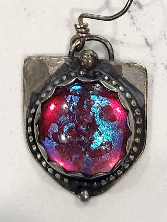 Jewelry - Dragon's Breath Fire Opal Earrings